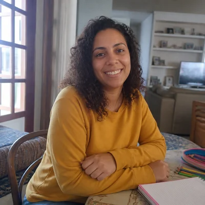 Foto de Bruna, mãe da Sofia